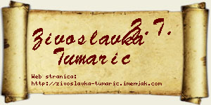 Živoslavka Tumarić vizit kartica